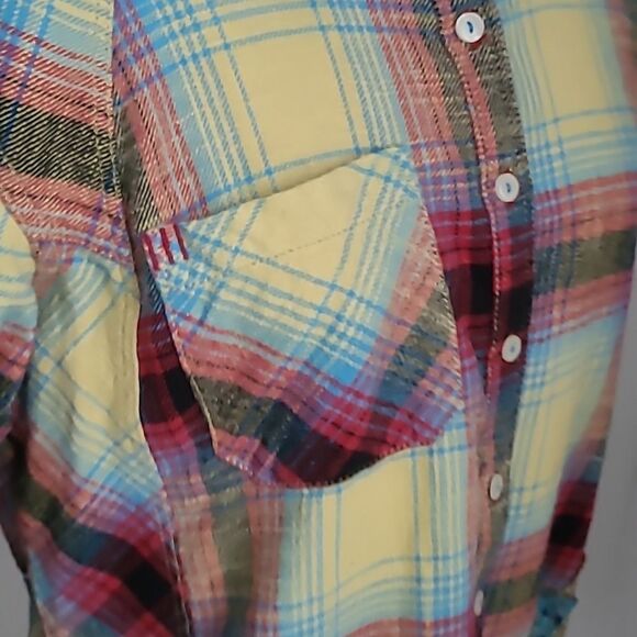 Handmade Vintage Upcycled Kantha & Flannel Shacket - JIMI HENDRIX - Picture 10 of 12